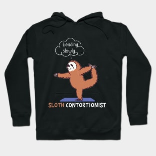 Contortionist Shirt Funny Sloth Bending Yoga Chris Hoodie